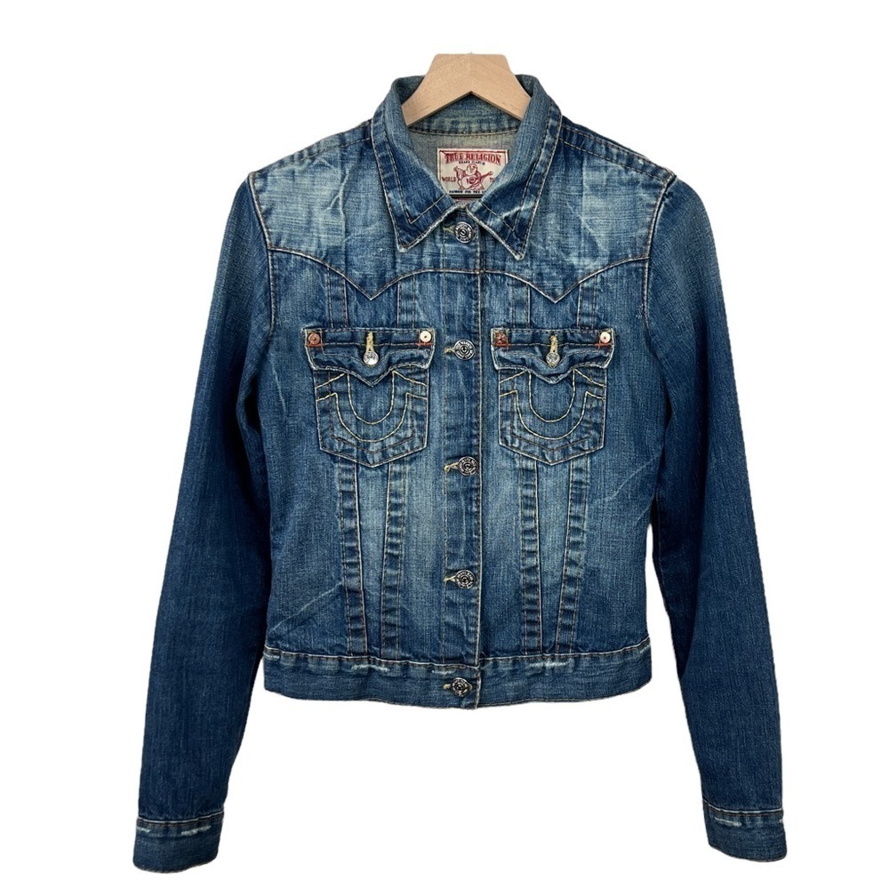 True Religion Jimmy World Tour Denim Jacket